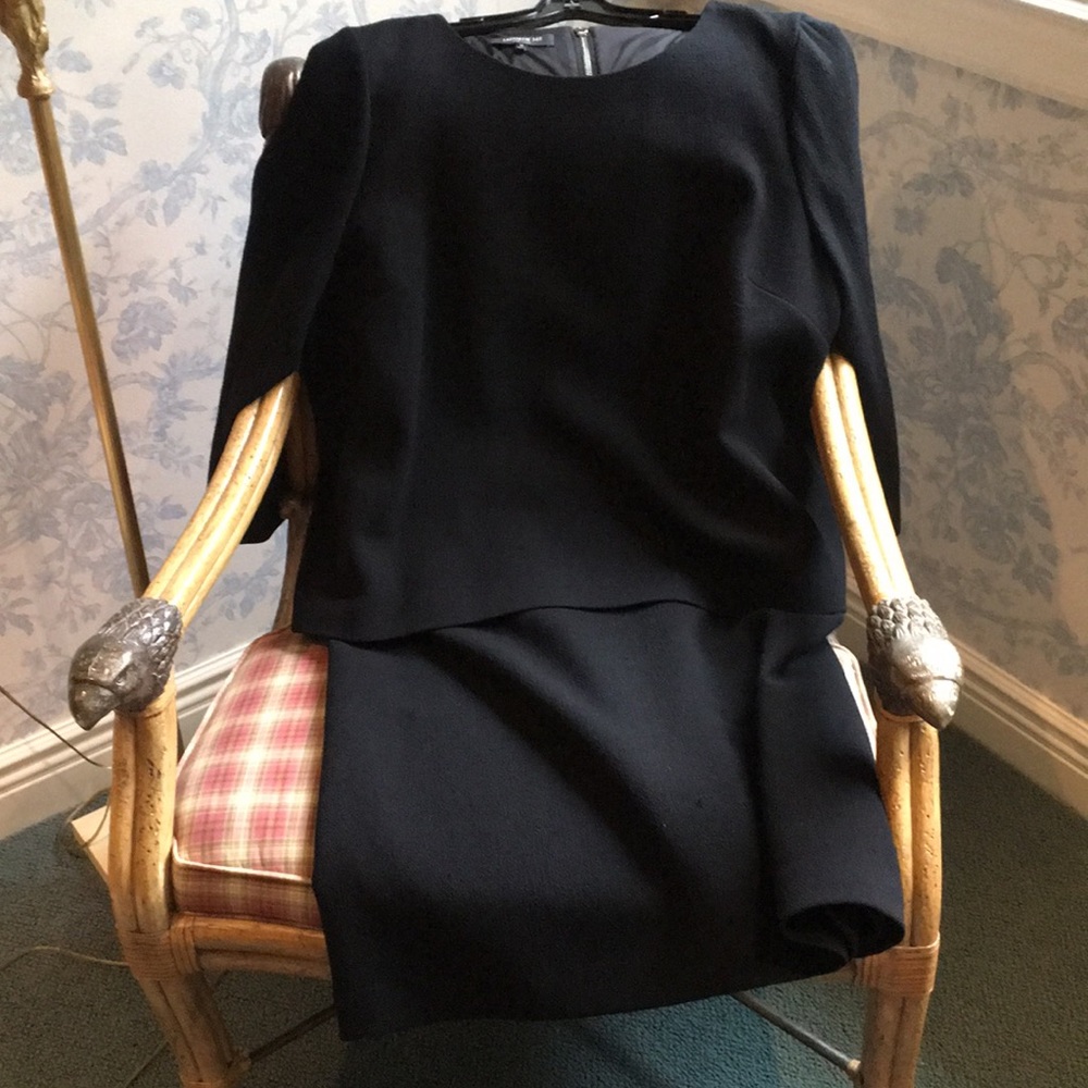 Lafayette 148 wool dress 18